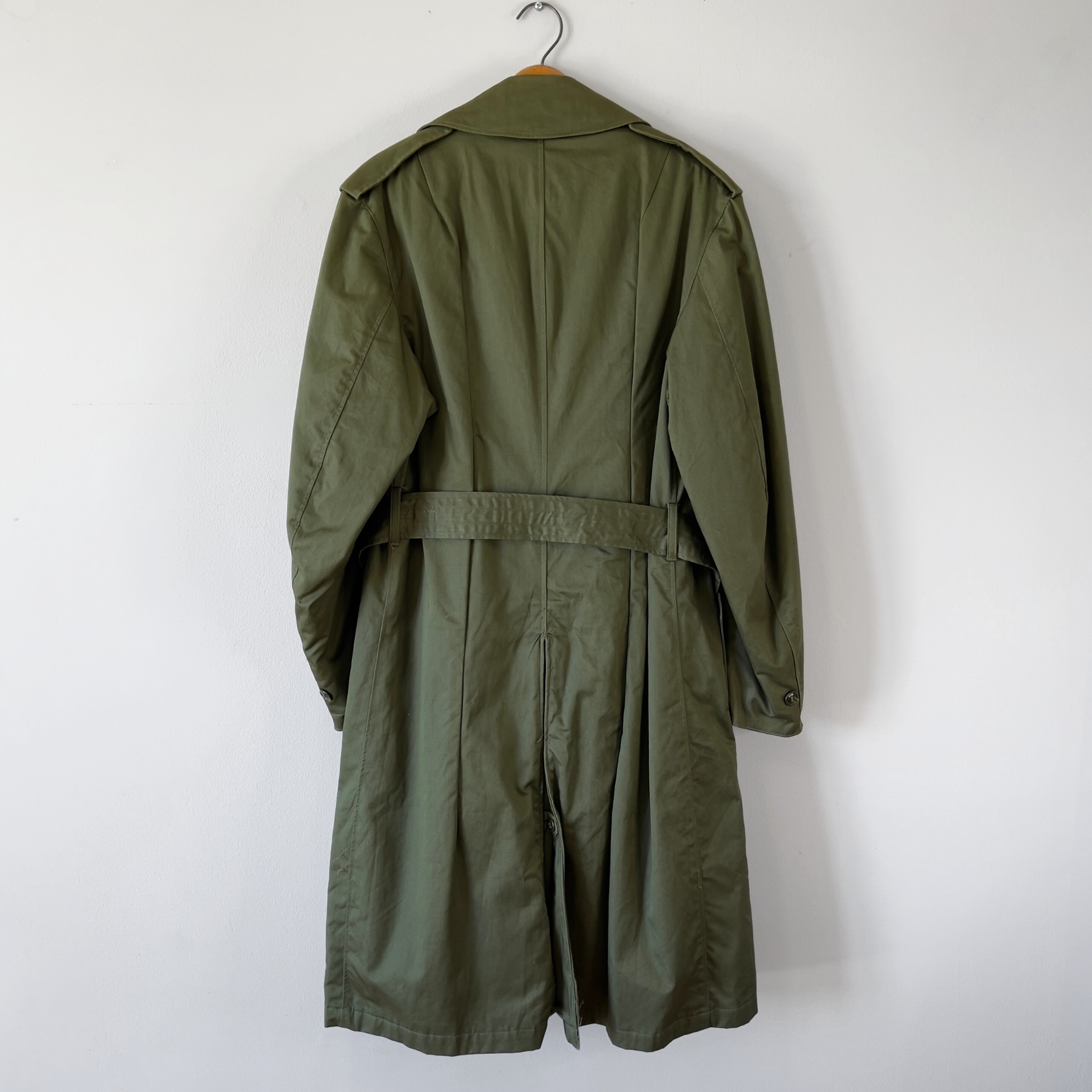 1950s U.S. Army OG 107 Heavy Field Wool Overcoat  - Shop ThreadCount Vintage Co.