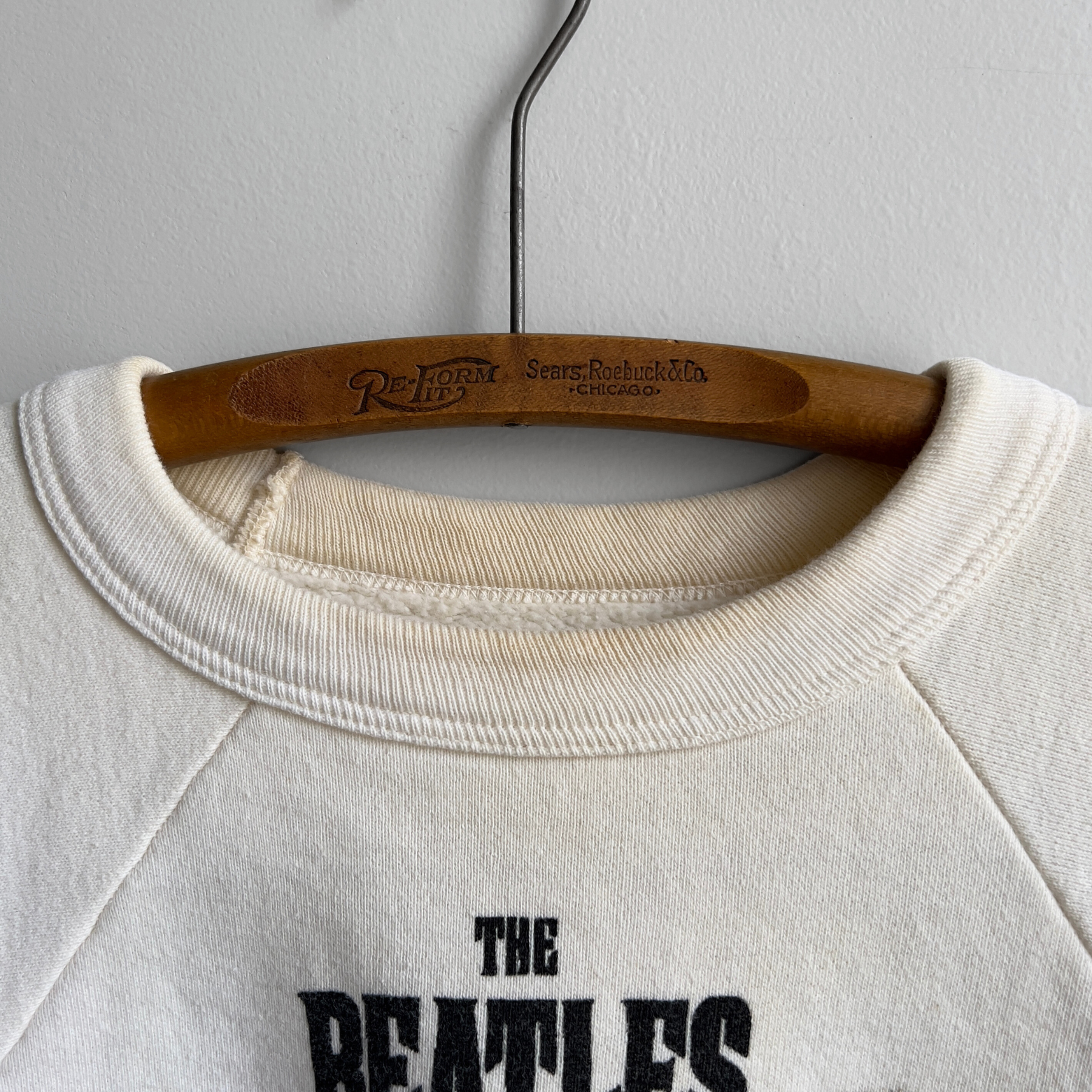 1963 The Beatles Band Nems Enterprises Graphic Sweatshirt  - Shop ThreadCount Vintage Co.