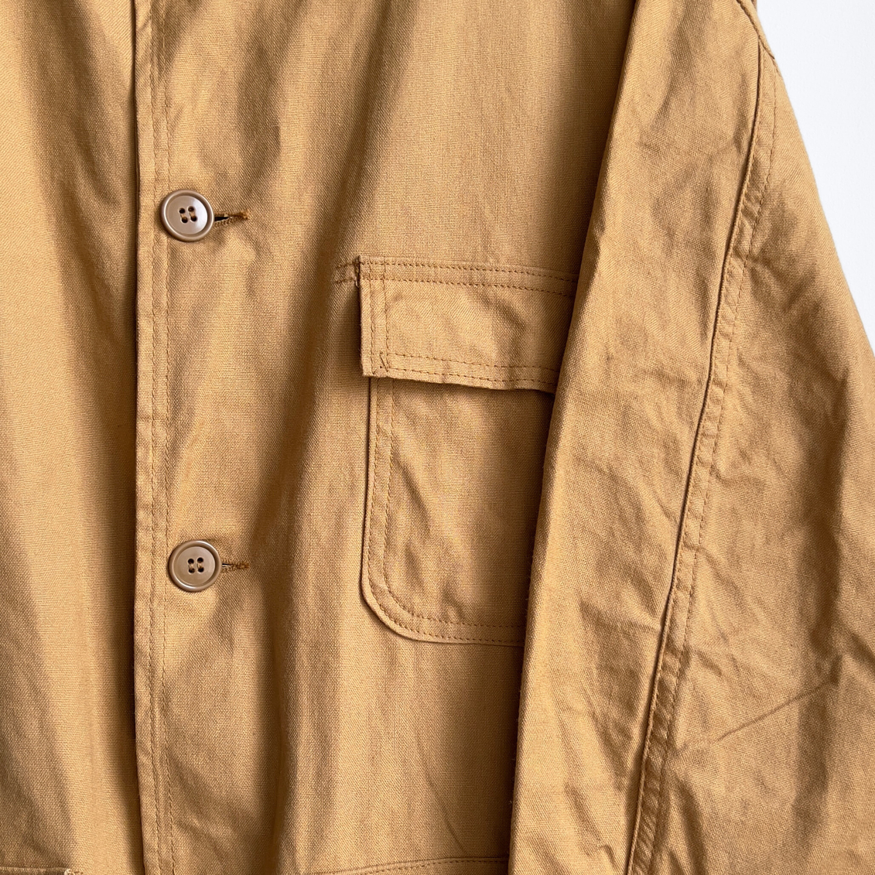 1960s Sears Field Tested Tan Canvas Duck Hunting Jacket  - Shop ThreadCount Vintage Co.