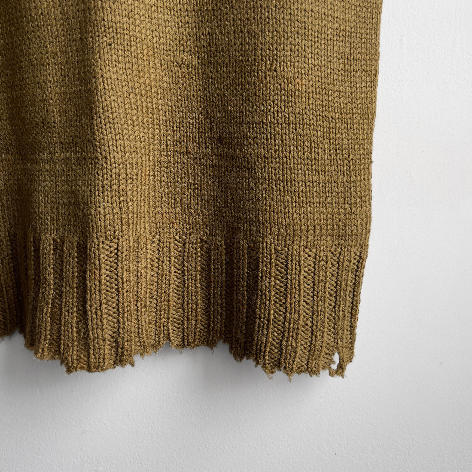 1940s American Red Cross Olive Wool Knit Vest  - Shop ThreadCount Vintage Co.