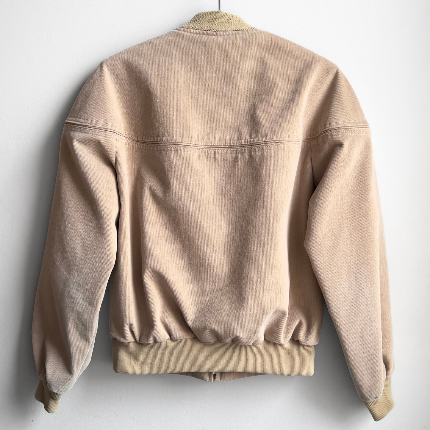 Vintage 1970s Tan Corduroy Derby Bomber Jacket - Shop ThreadCount Vintage Co.