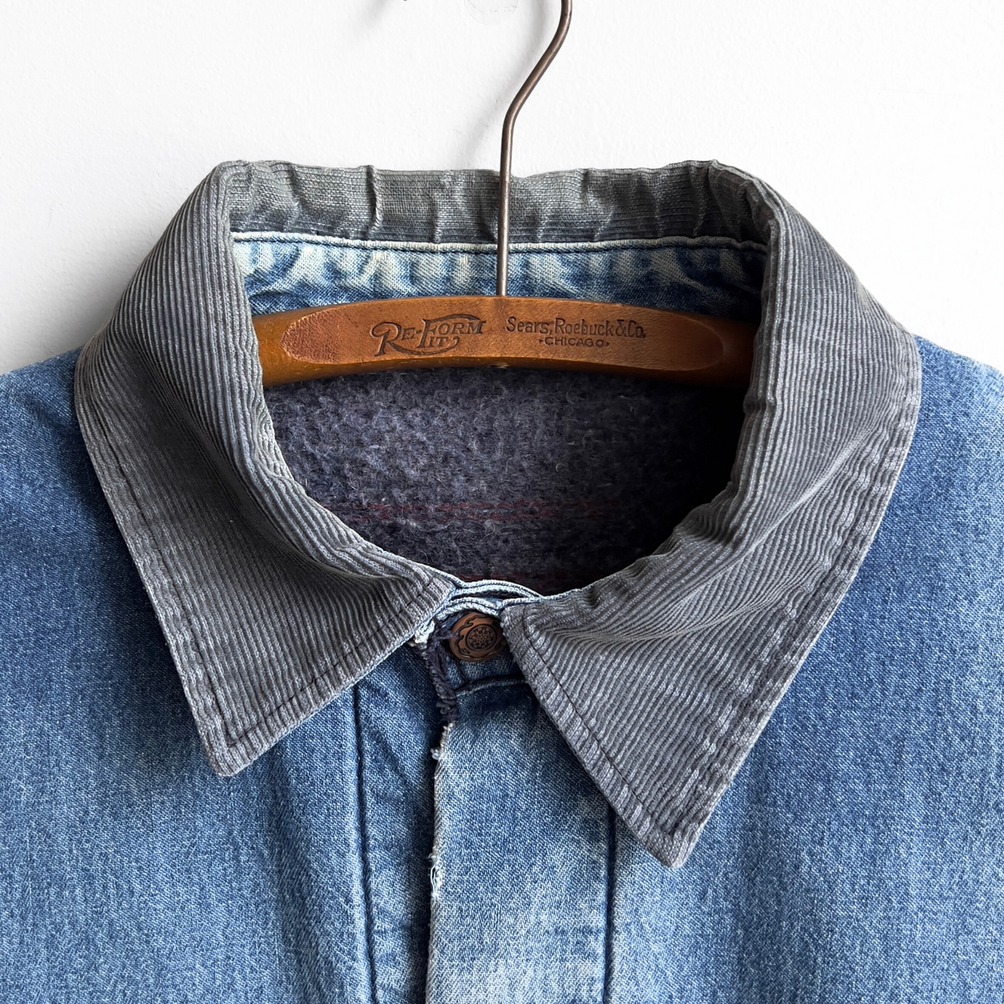 1970s Big Ben Distressed Denim Chore Jacket  - Shop ThreadCount Vintage Co.