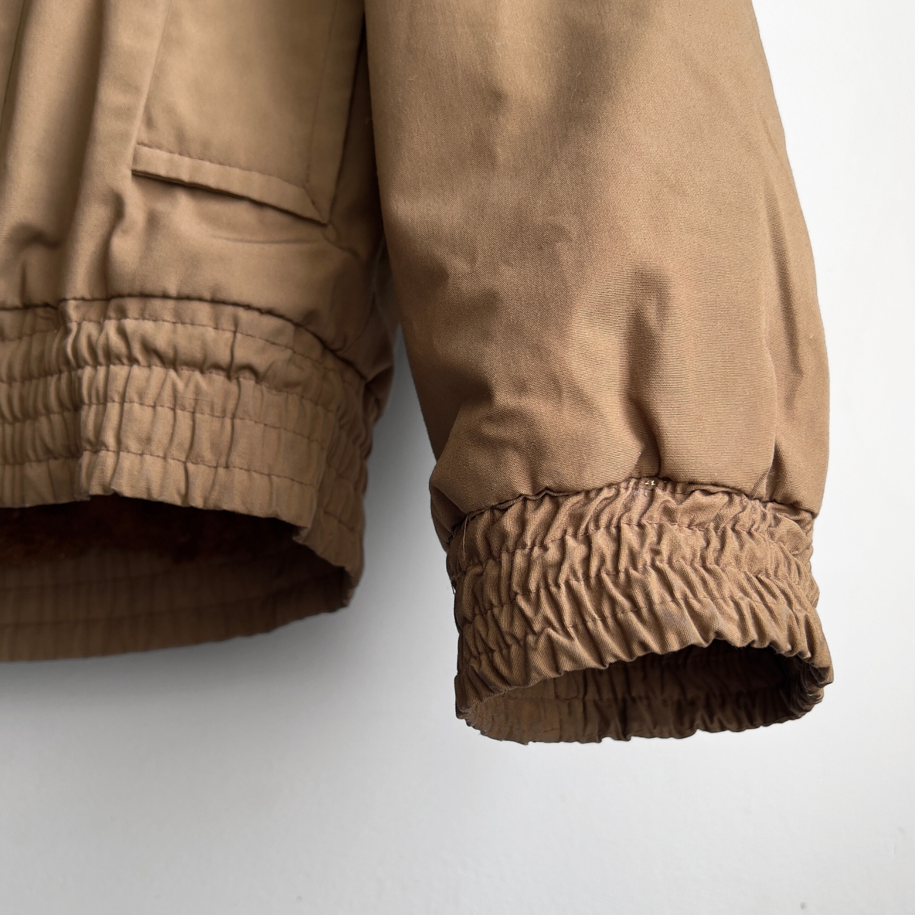 1970s Brown Genuine Fur Zip-Up Hooded Jacket  - Shop ThreadCount Vintage Co.