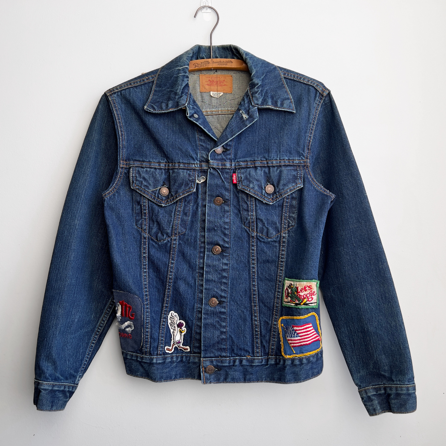 1970s Levis 70505 Patchwork Denim Jacket  - Shop ThreadCount Vintage Co.