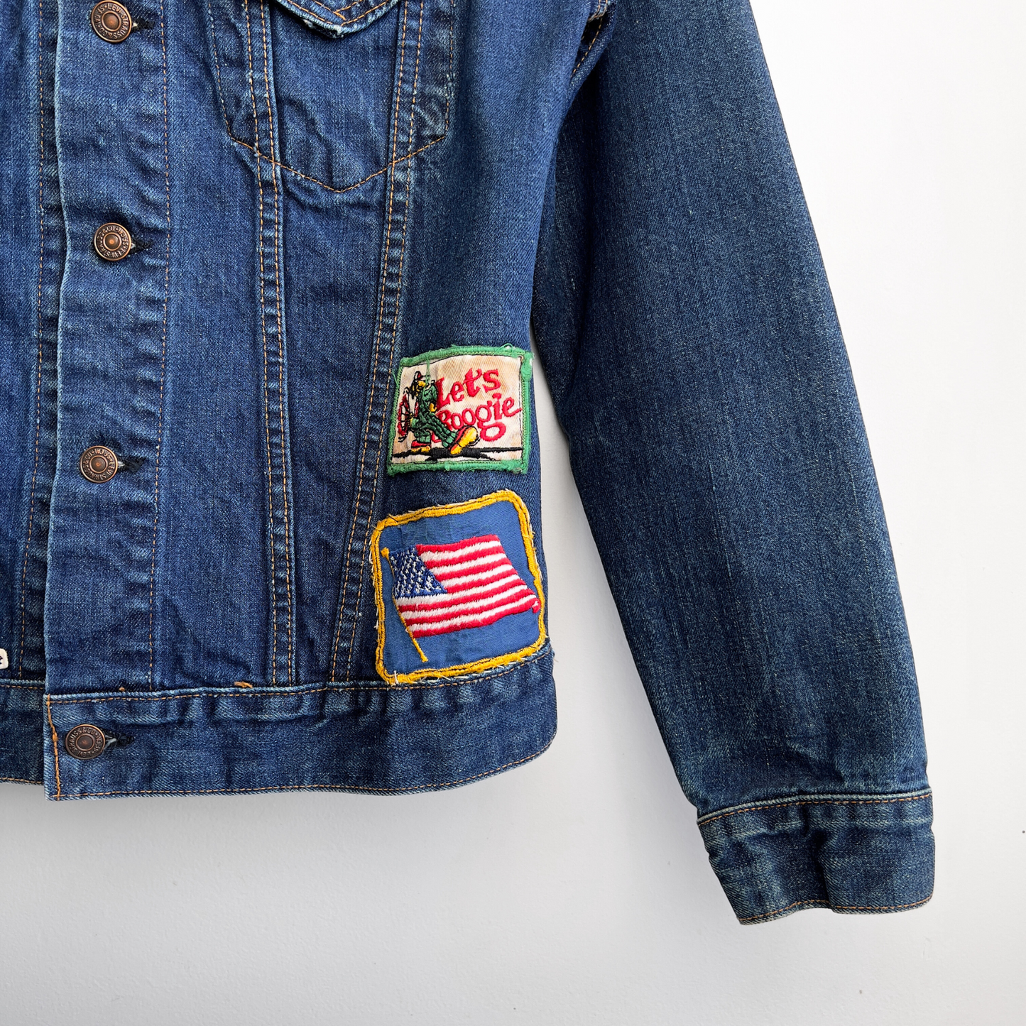 1970s Levis 70505 Patchwork Denim Jacket  - Shop ThreadCount Vintage Co.