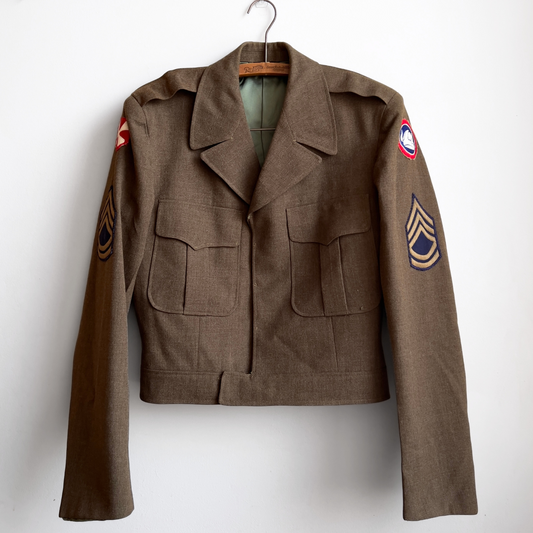 1950s U.S. Army Wool Uniform IKE Jacket  - Shop ThreadCount Vintage Co.