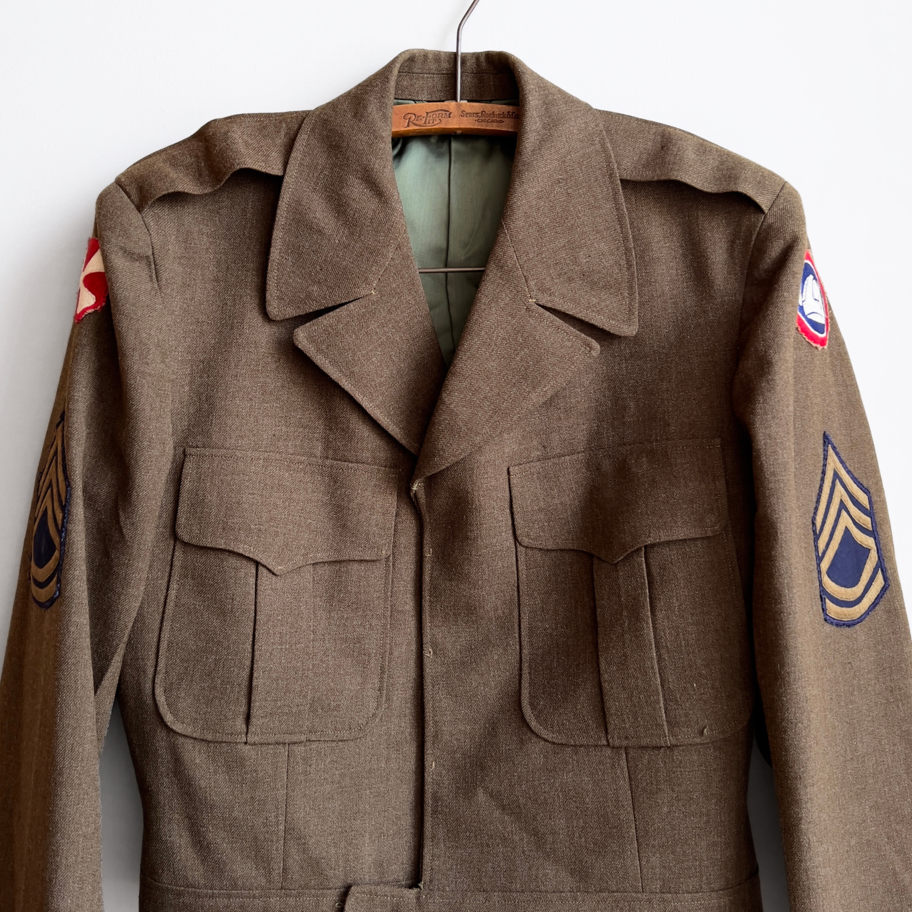 1950s U.S. Army Wool Uniform IKE Jacket  - Shop ThreadCount Vintage Co.