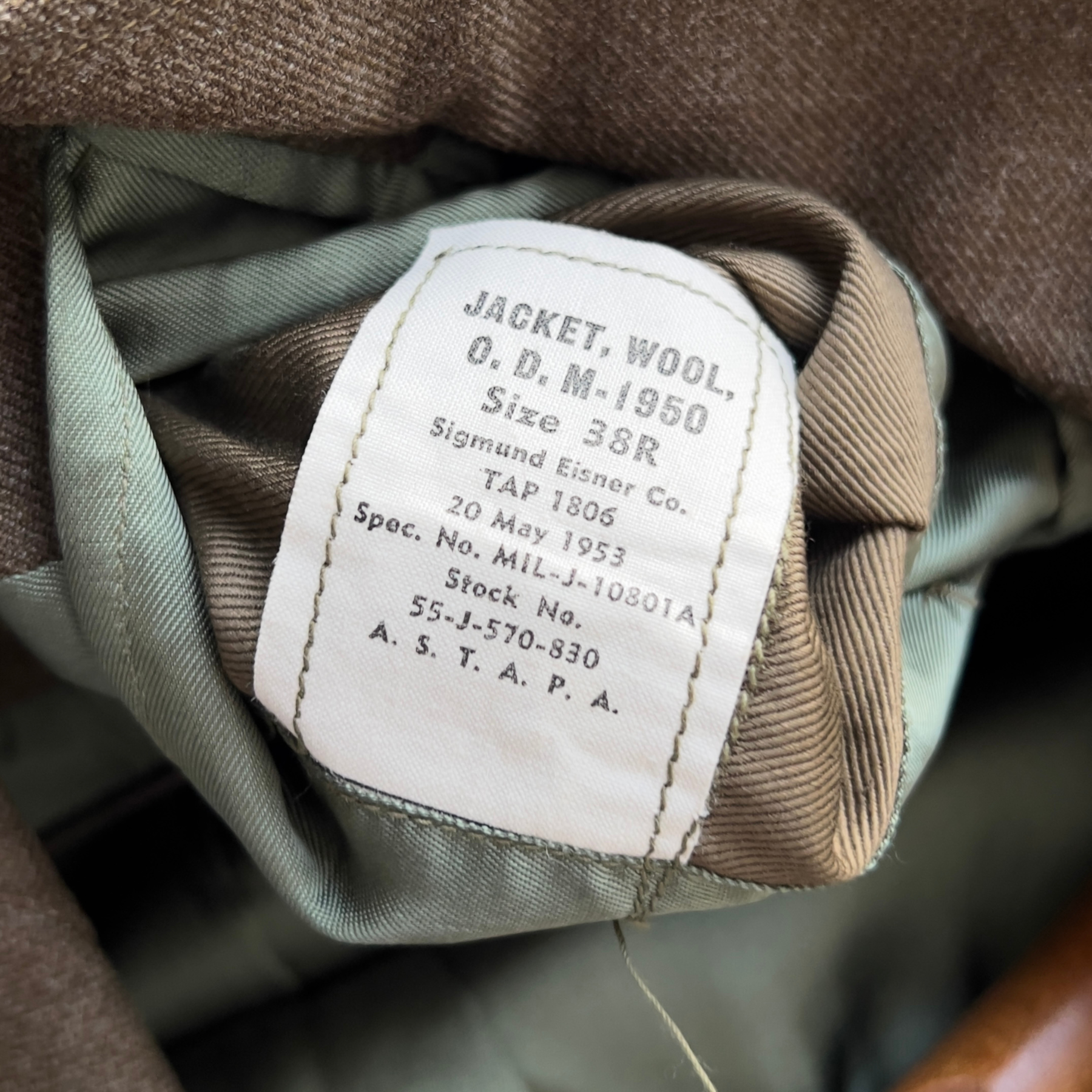 1950s U.S. Army Wool Uniform IKE Jacket  - Shop ThreadCount Vintage Co.