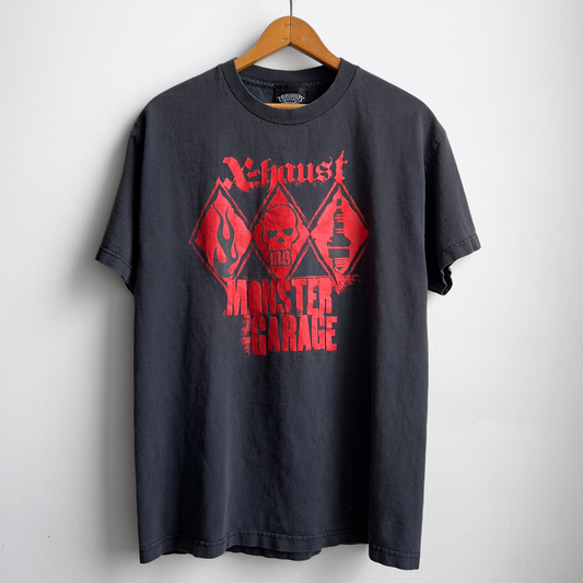 2003 Monster Garage Faded Black Graphic Tee  - Shop ThreadCount Vintage Co.
