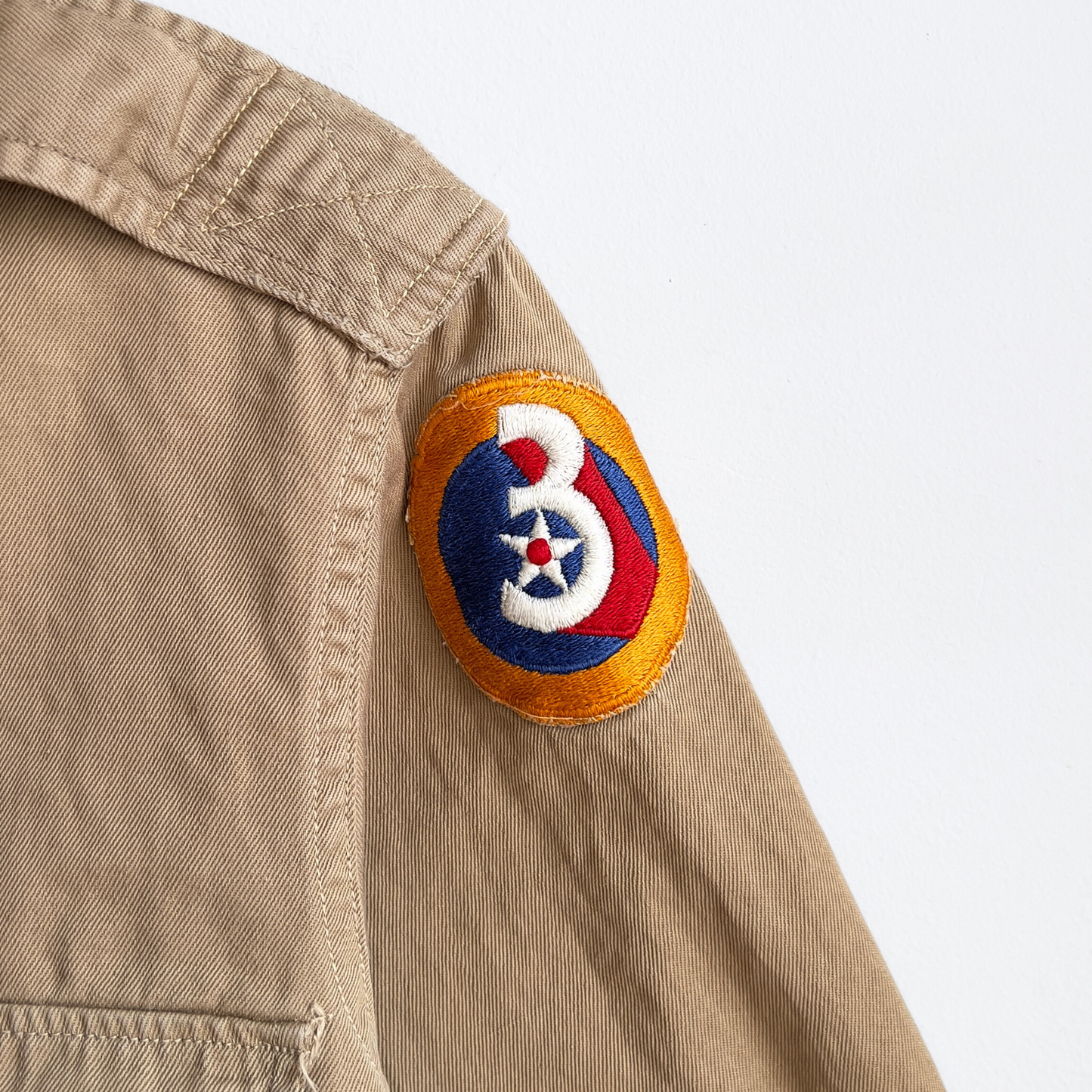 Vintage 1950s U.S. 3rd Army Air Force Regulation Officer Uniform Shirt - Shop ThreadCount Vintage Co.