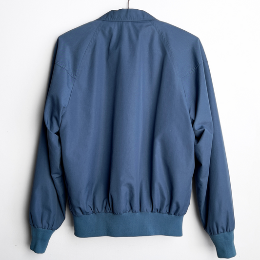 1970s Powder Blue Pile Lined Harrington Jacket - Shop ThreadCount Vintage Co.