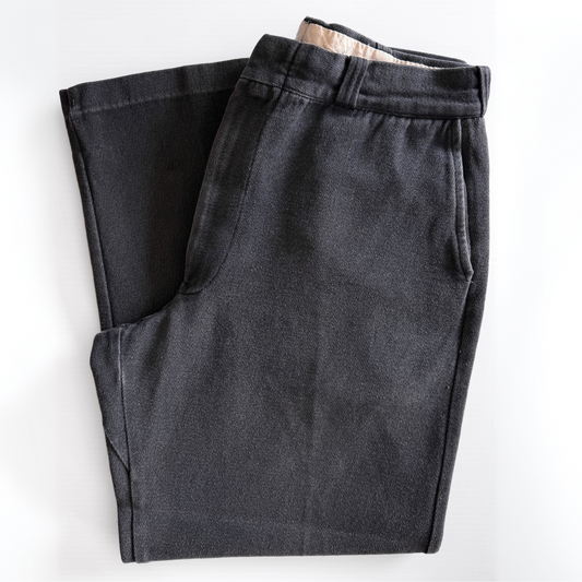 1950s Faded Black Whipcord Workwear Pants  - Shop ThreadCount Vintage Co.