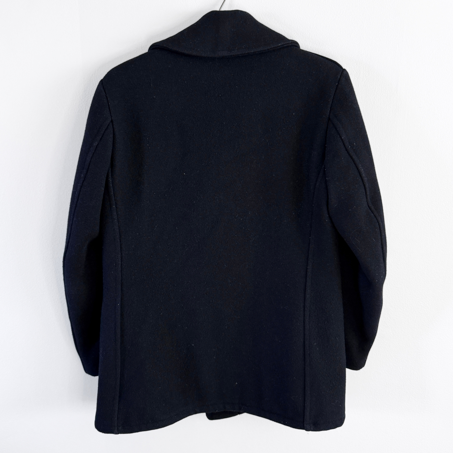 Vintage 1960s U.S. Navy Double Breasted Wool Peacoat - Shop ThreadCount Vintage Co.