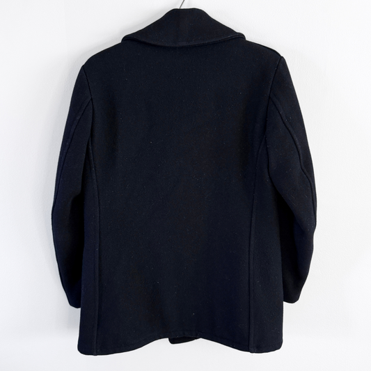 1960s U.S. Navy Double Breasted Wool Peacoat  - Shop ThreadCount Vintage Co.