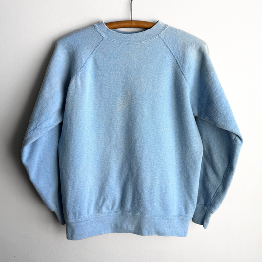 1960s Walt Disney World Flock Print Raglan Sweatshirt  - Shop ThreadCount Vintage Co.