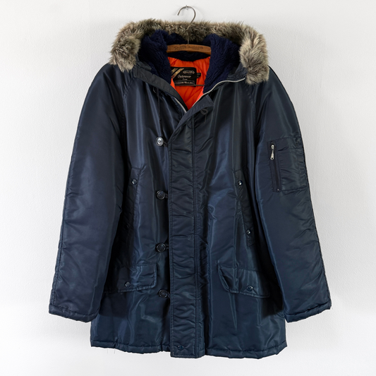1970s U.S. Army N-3B Navy Blue Parka Coat  - Shop ThreadCount Vintage Co.