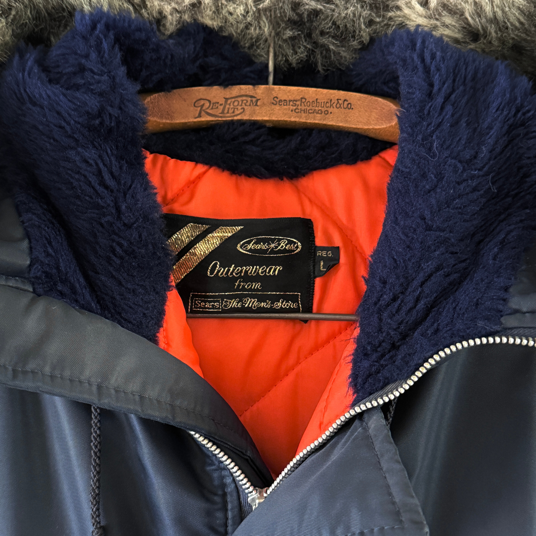 1970s U.S. Army N-3B Navy Blue Parka Coat  - Shop ThreadCount Vintage Co.