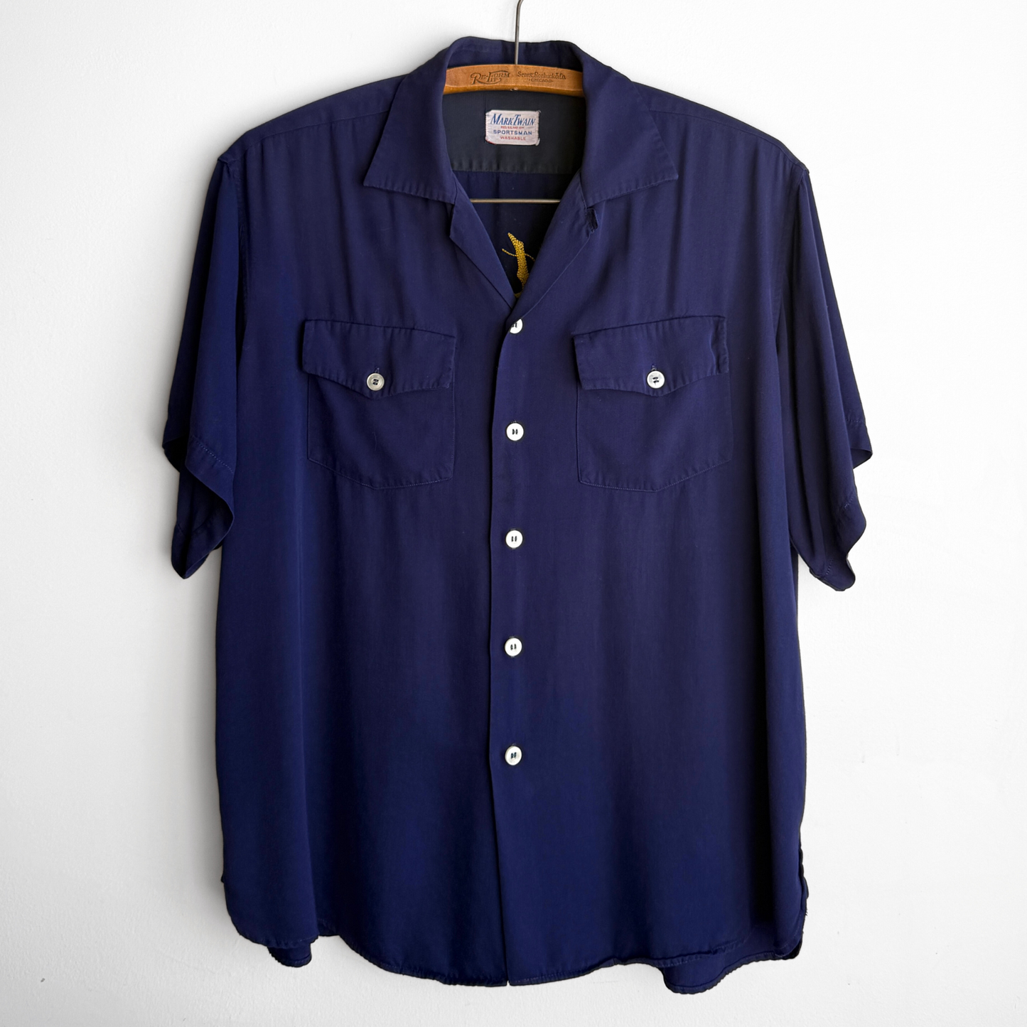 1950s Smith Funeral Home Bowling Shirt  - Shop ThreadCount Vintage Co.