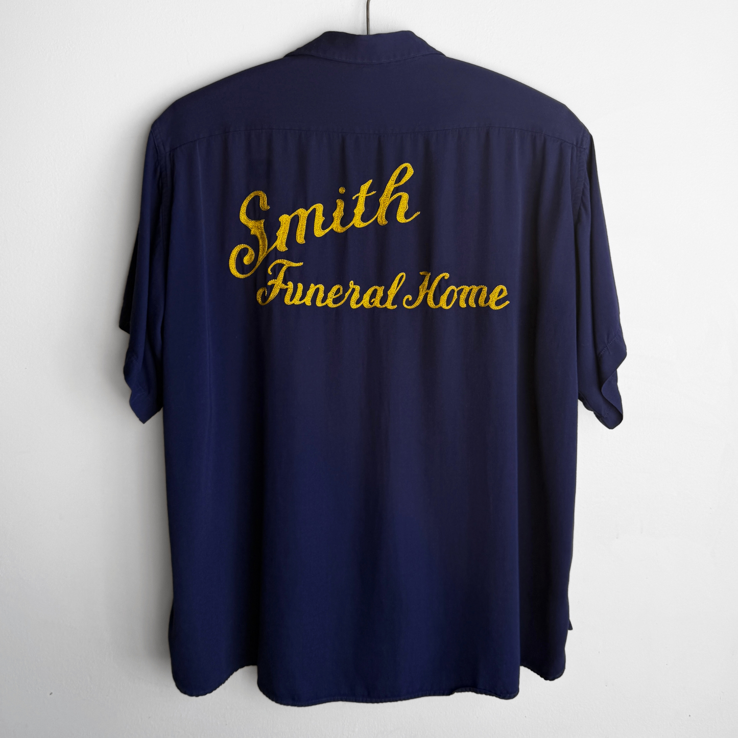 1950s Smith Funeral Home Bowling Shirt  - Shop ThreadCount Vintage Co.