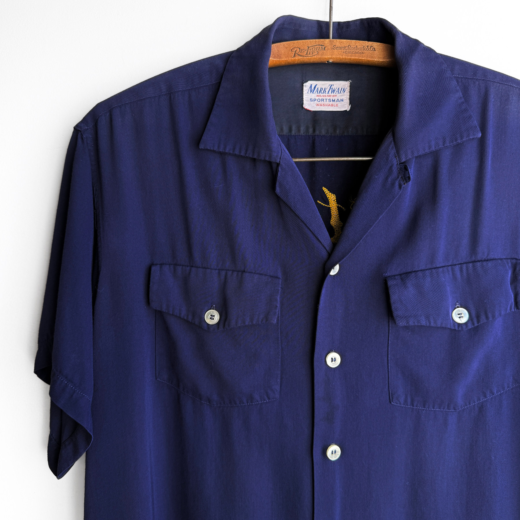 1950s Smith Funeral Home Bowling Shirt  - Shop ThreadCount Vintage Co.