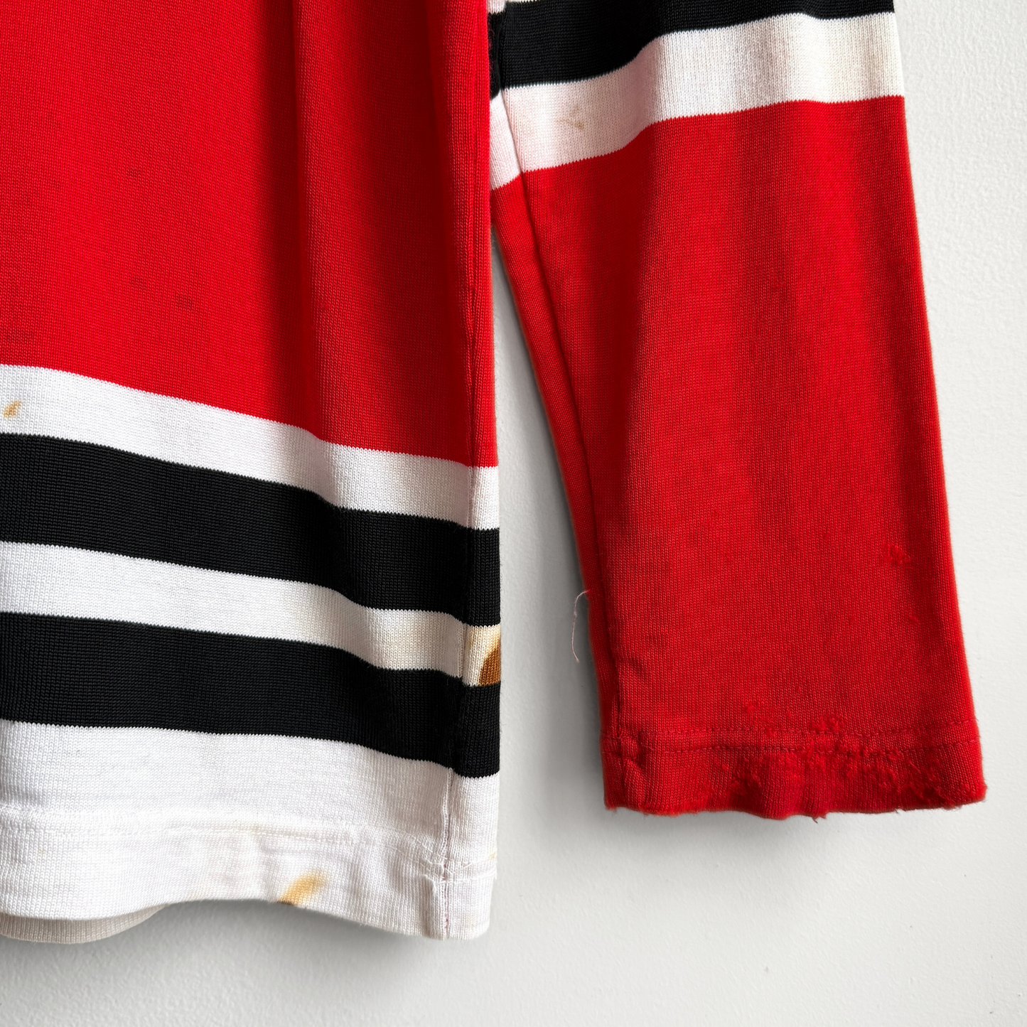 Vintage 1970s Chicago Blackhawks Distressed Hockey Jersey - Shop ThreadCount Vintage Co.