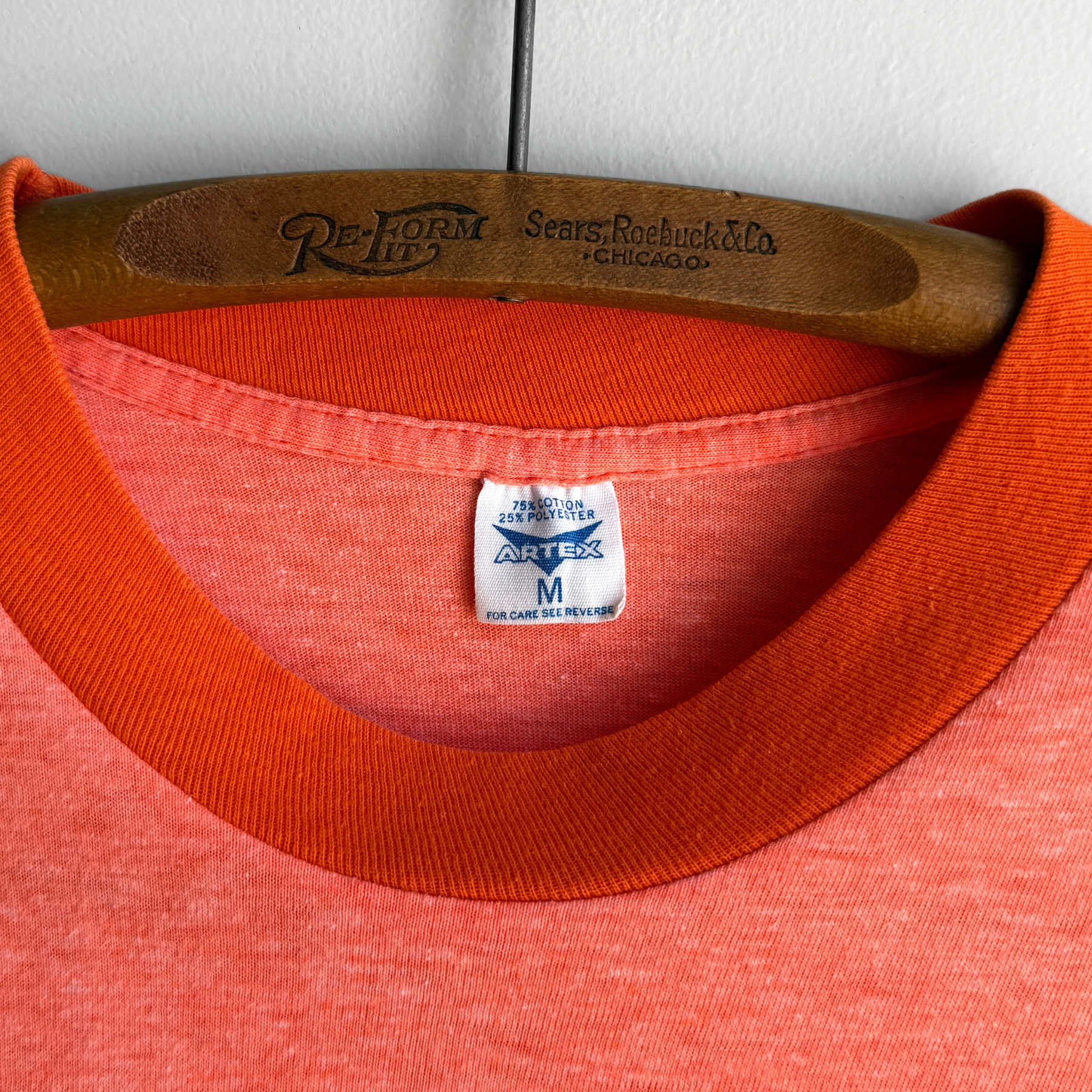1980s Illinois State University Orange Ringer Tee  - Shop ThreadCount Vintage Co.