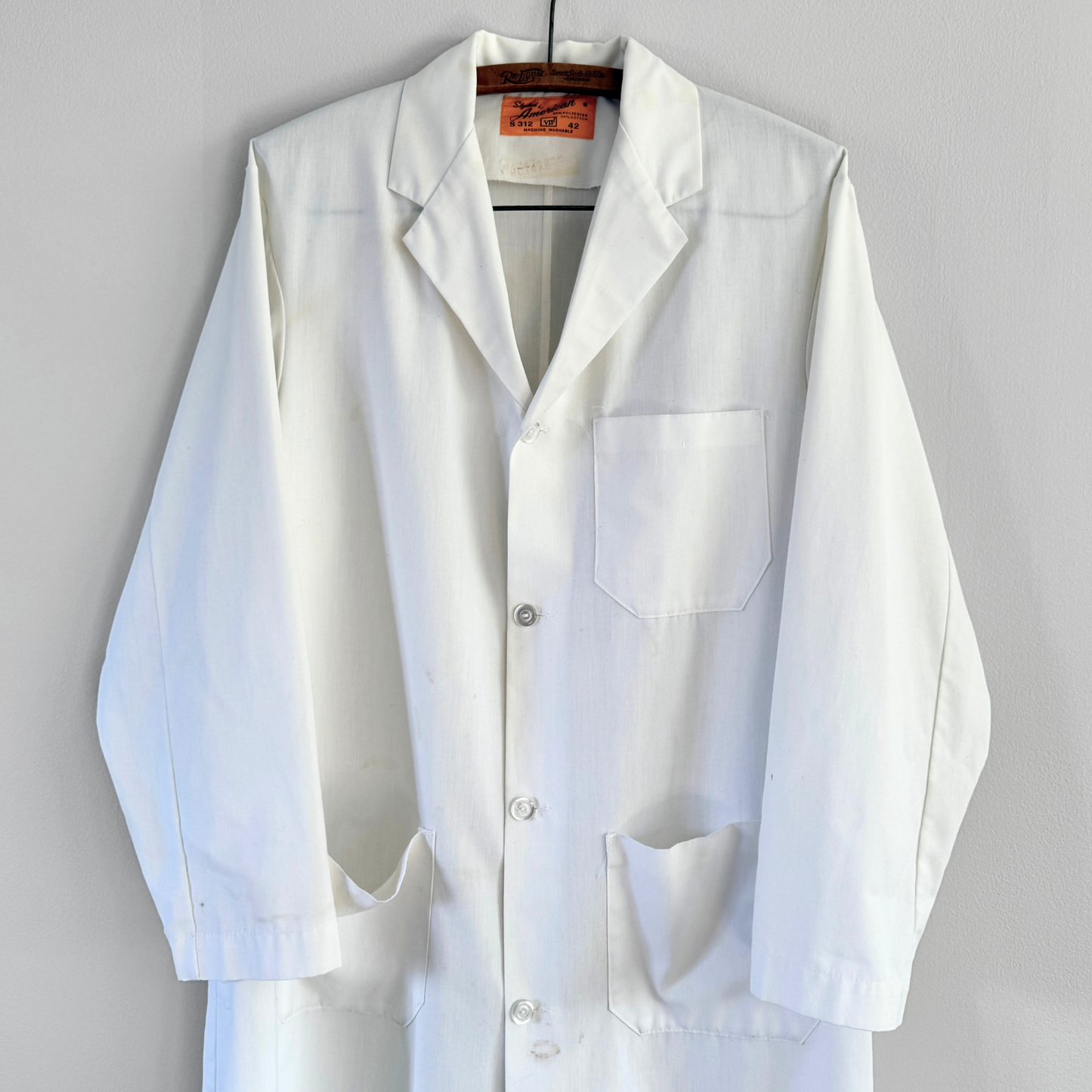 Vintage 1960s White Medical Lab Coat - Shop ThreadCount Vintage Co.