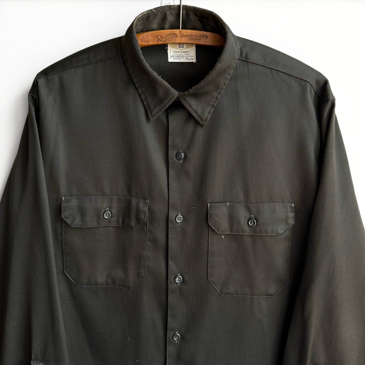 Vintage 1970s Big Mac Penn-Prest Super Klondike Work Shirt - Shop ThreadCount Vintage Co.