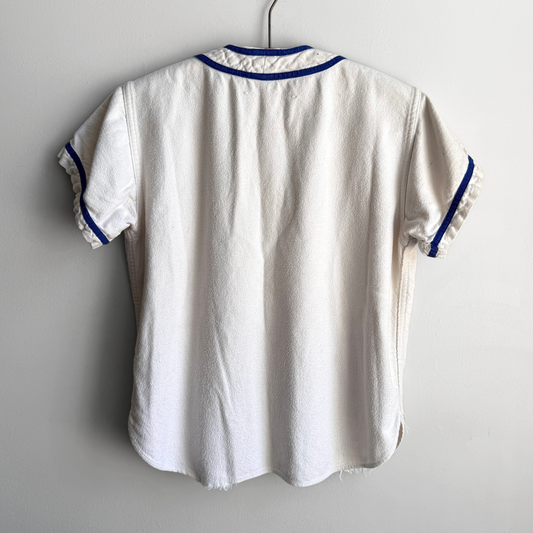 1940s Roslyn BC Chain Stitch Baseball Jersey  - Shop THREADCOUNT Vintage Co.
