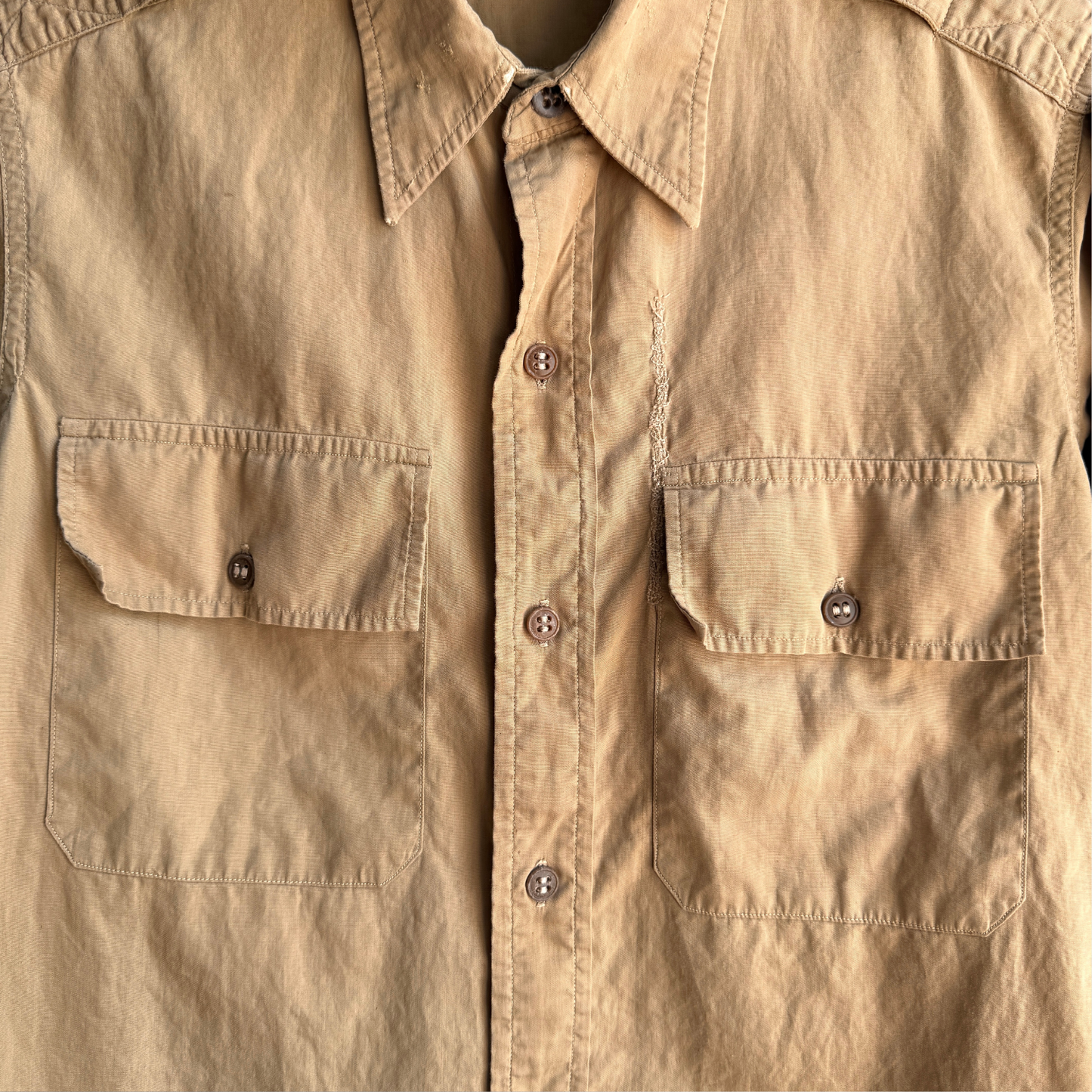 1950s U.S. 3rd Army Air Force Regulation Officer Uniform Shirt - Shop ThreadCount Vintage Co.