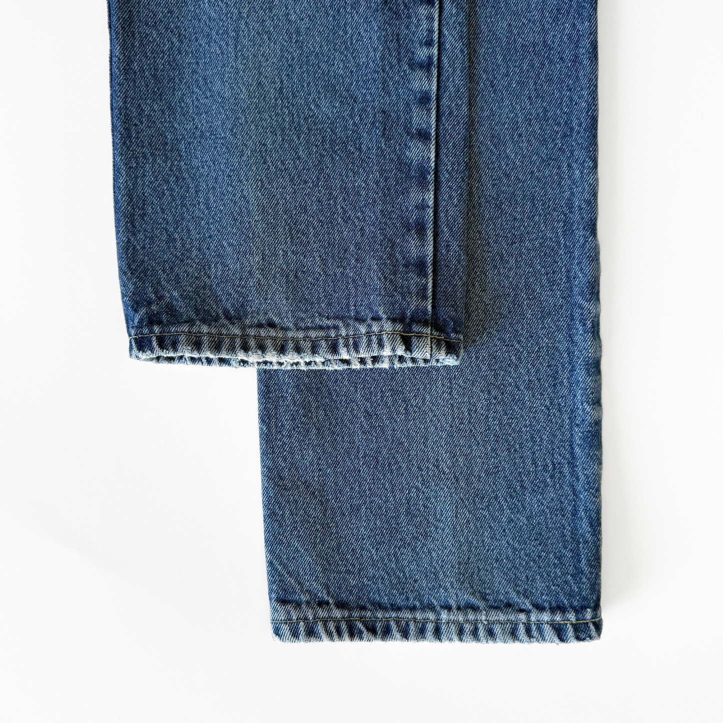 1980s Lee Riders Distressed Straight Fit Denim Jeans - Shop ThreadCount Vintage Co.
