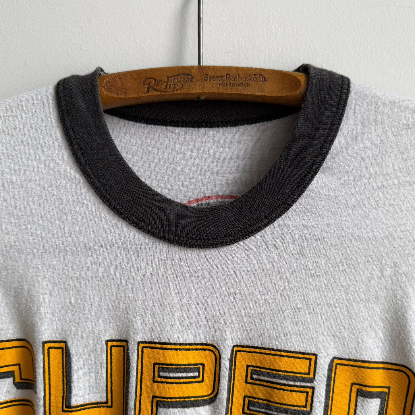 1980s Chicago Bears vs Patriots Super Bowl Graphic Tee
