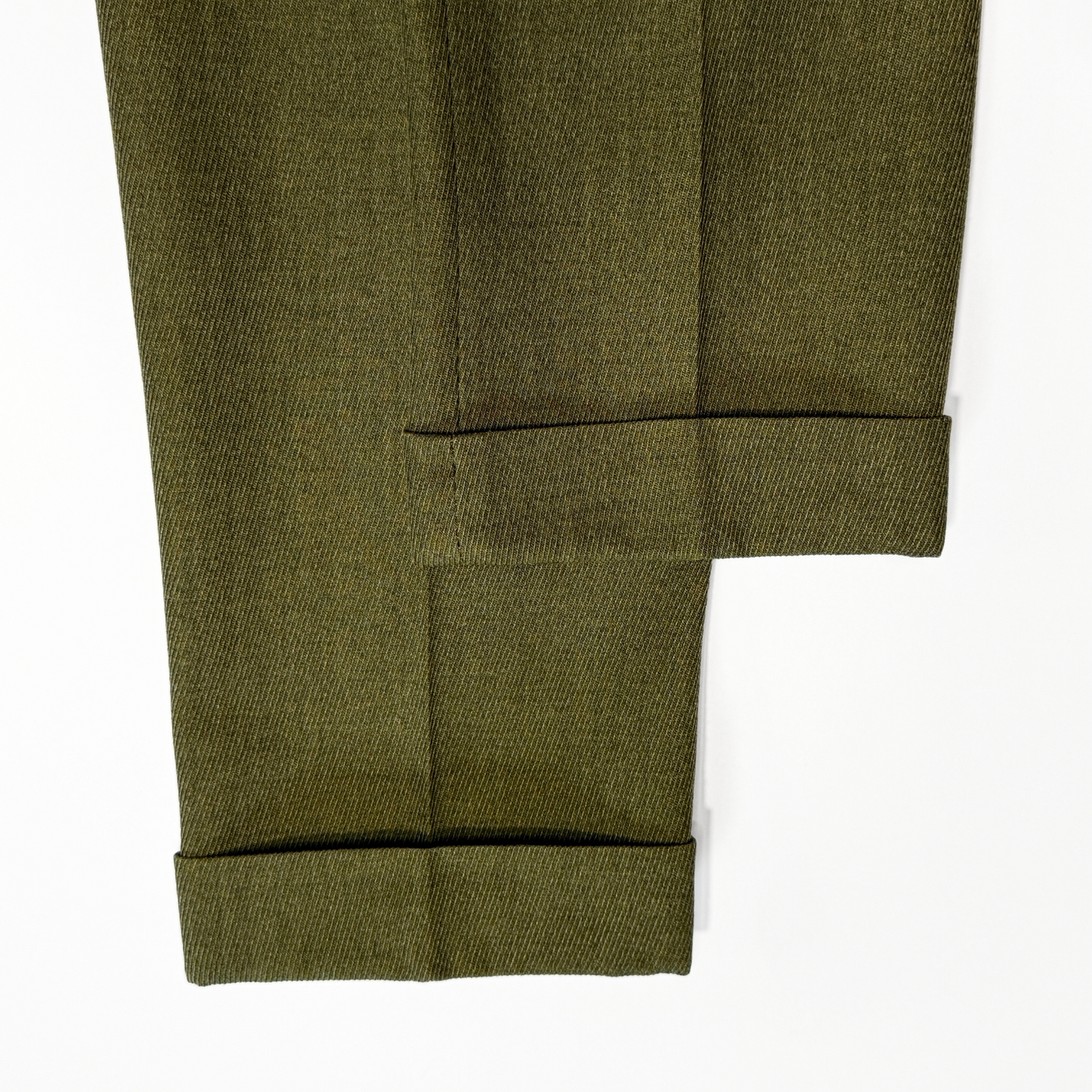 1950s Military Green Whipcord Uniform Dress Pants  - Shop THREADCOUNT Vintage Co.