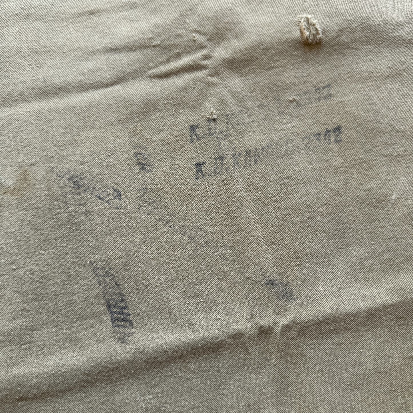 1940s U.S. Military Stencil Barracks Bag
