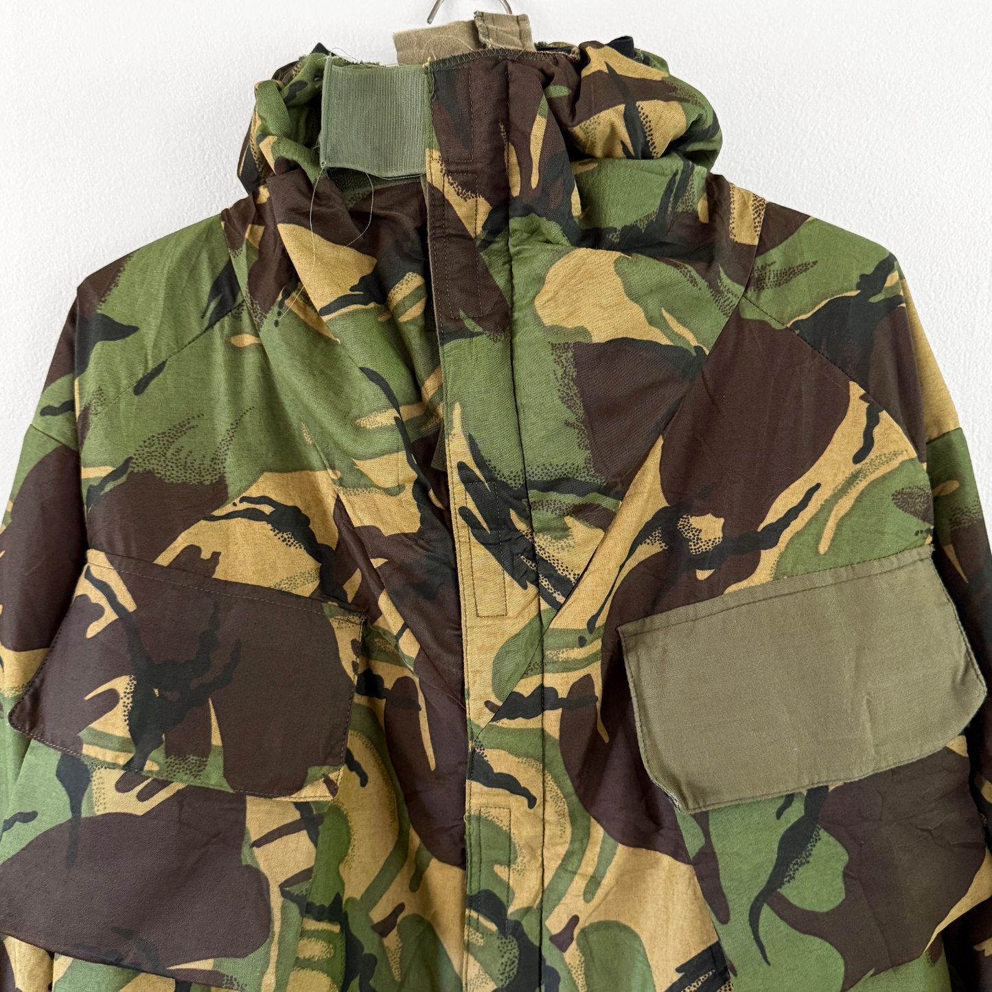 1980s British Military Camouflage Protective Smock Jacket