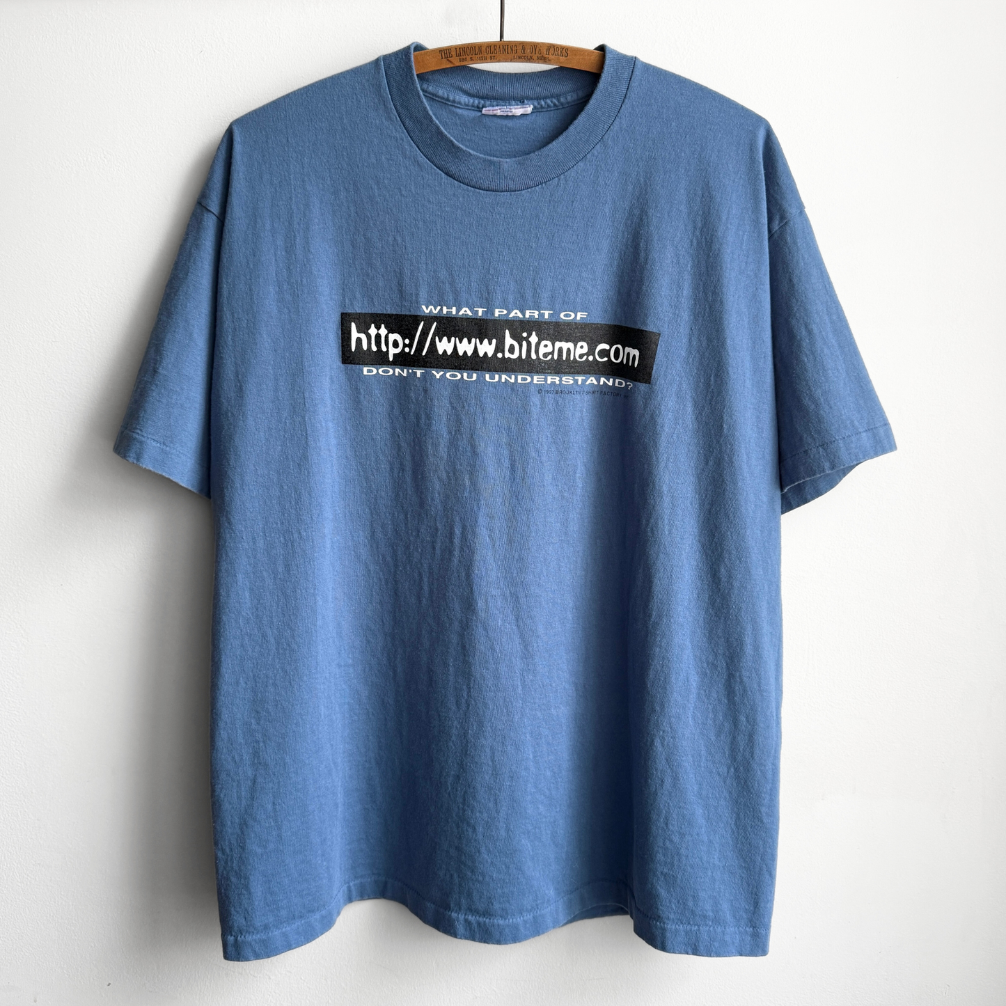 1990s What Part of Bite Me Don't You Understand Graphic Tee