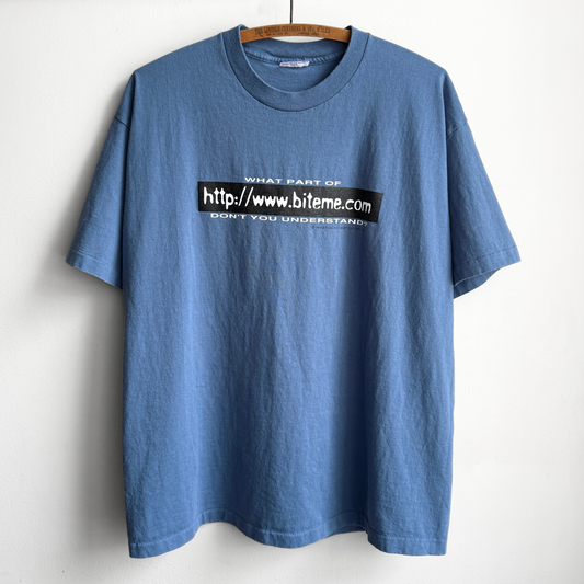1990s What Part of Bite Me Don't You Understand Graphic Tee