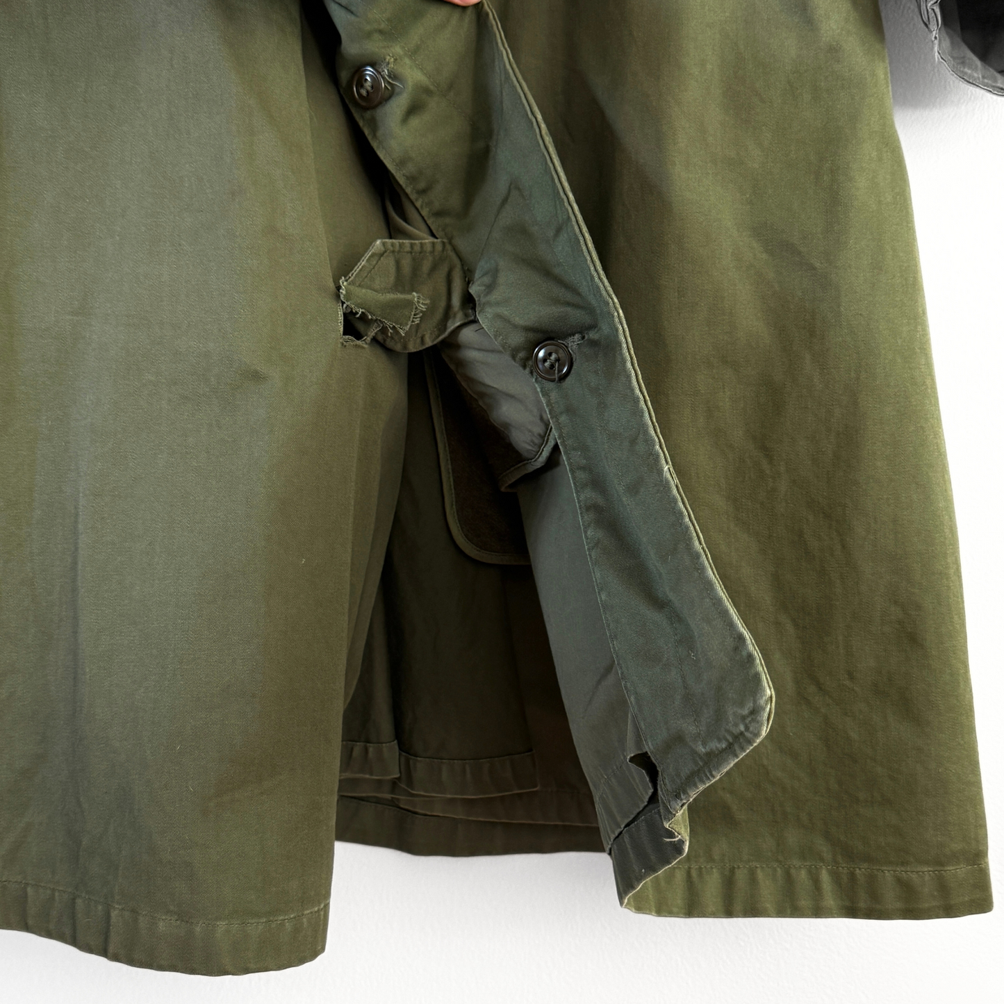 1950s U.S. Army OG 107 Heavy Overcoat
