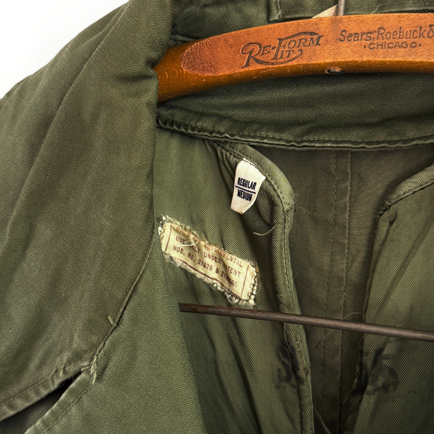 1950s U.S. Army OG 107 Heavy Overcoat