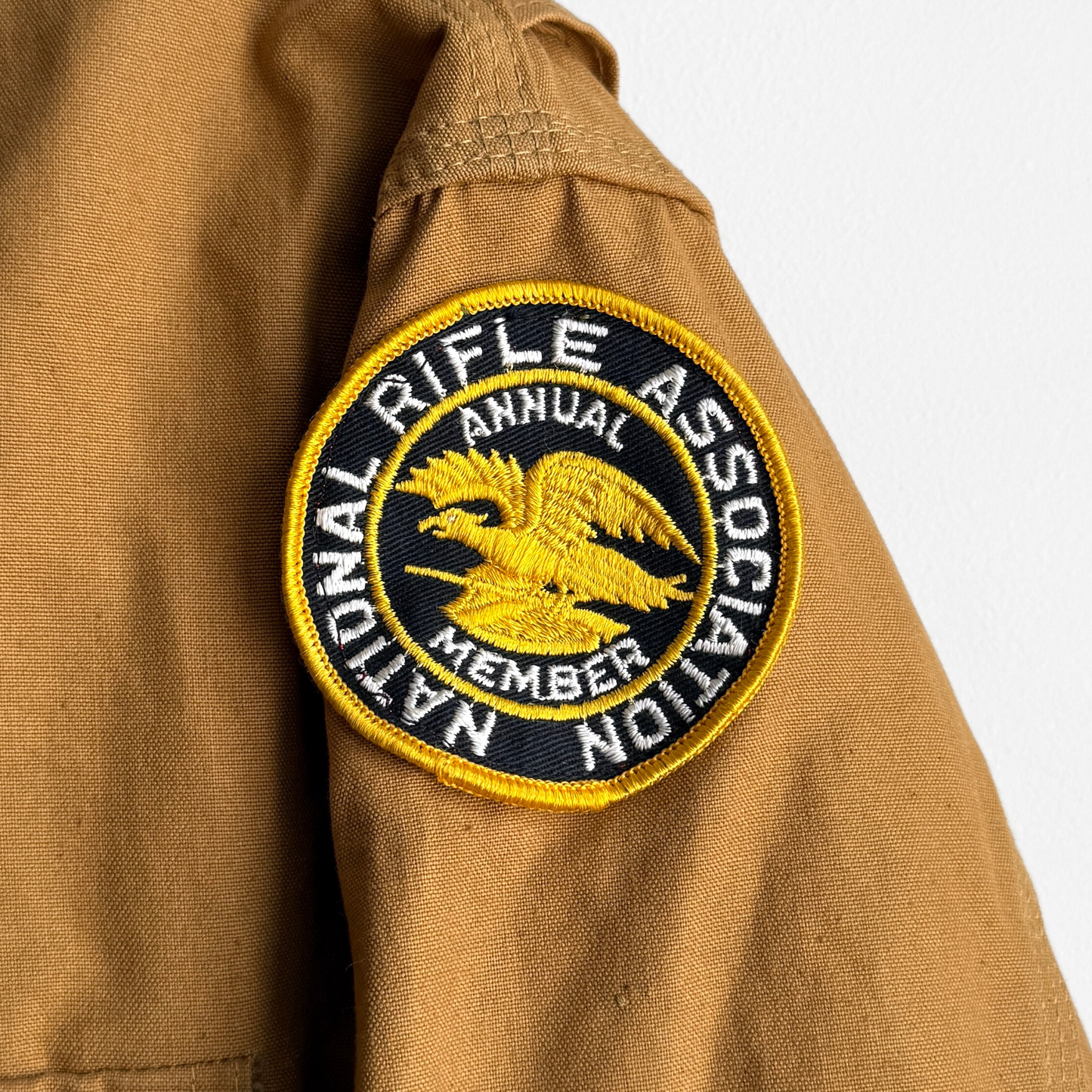 1960s Tan Flannel Lined Canvas Hunting Jacket