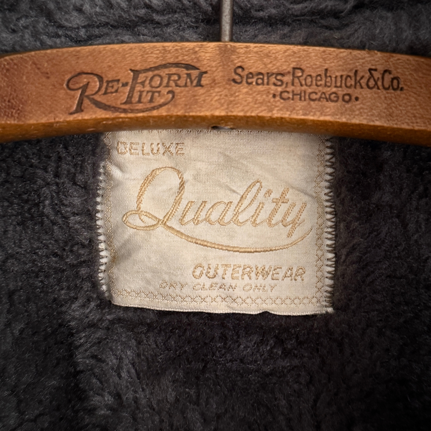1970s Grey Sherpa Lined Heavy Overcoat