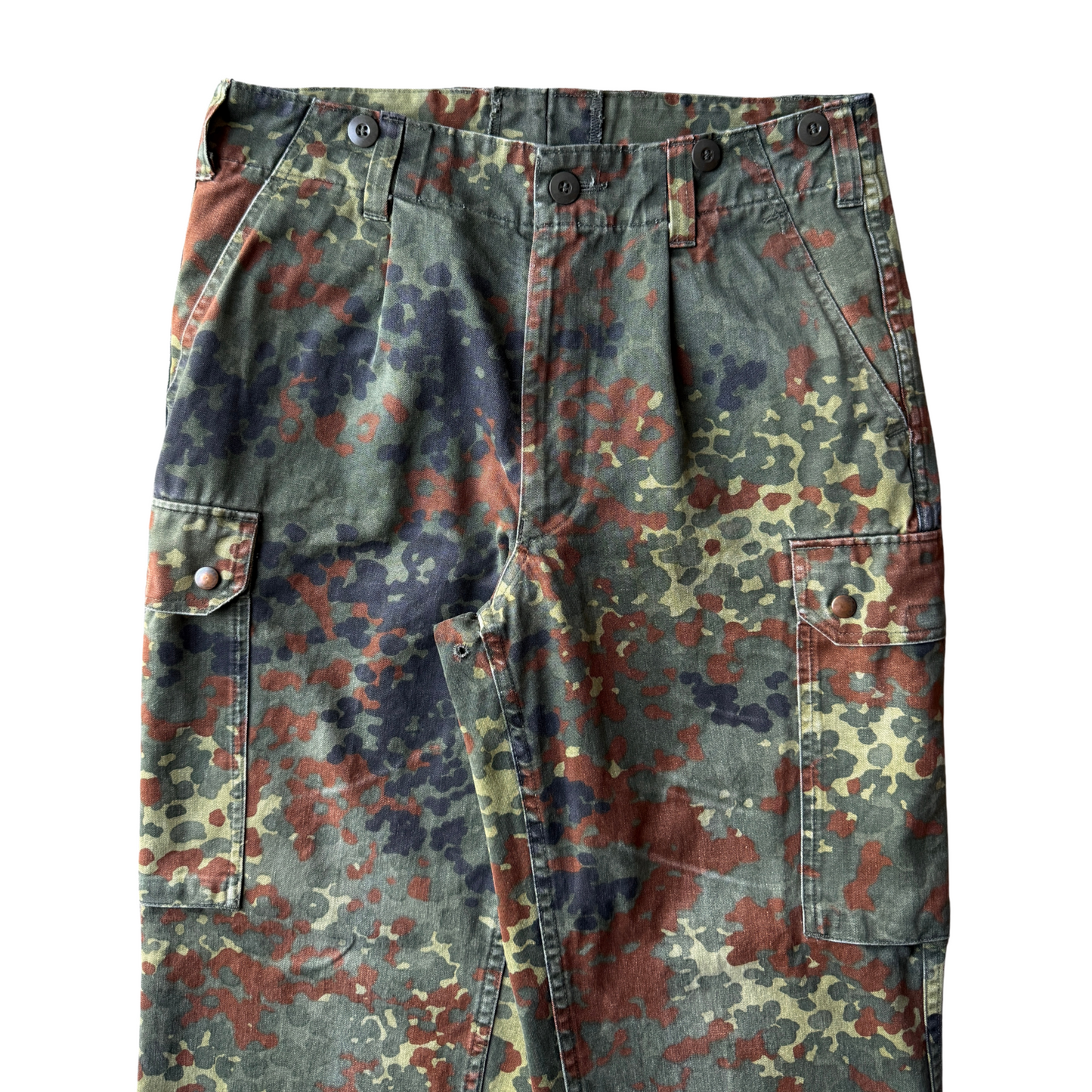 1980s German Bundeswehr Flecktarn Utility Pants (32)