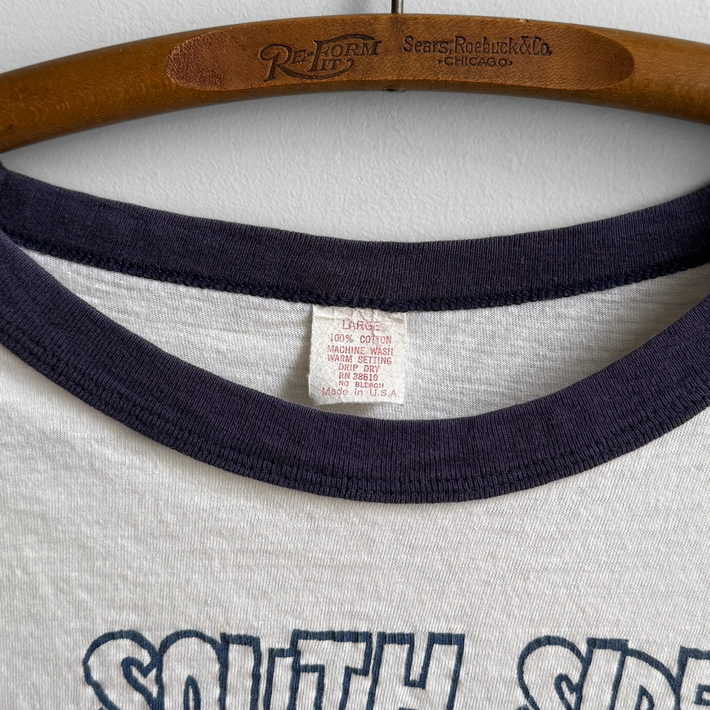 1970s Chicago White Sox South Side Hitmen Raglan Tee