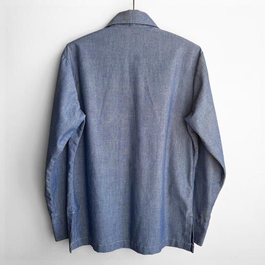 1970s Panatela Big E Chambray Shirt