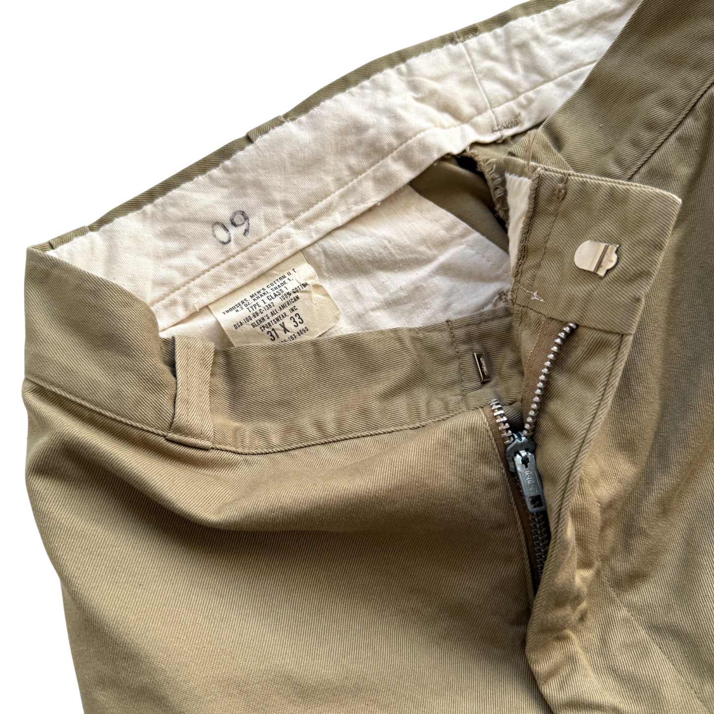 1960s U.S. Air Force Twill Type-1 Chino Pants