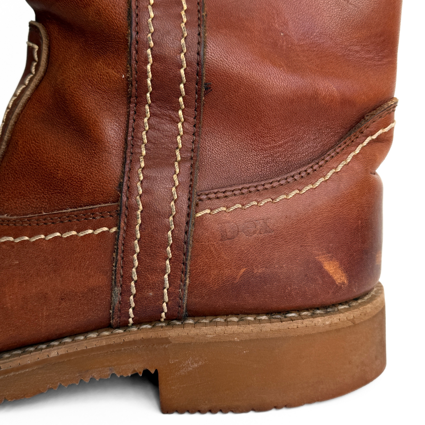 1970s Brown Sherpa Insulated Leather Boots (9)