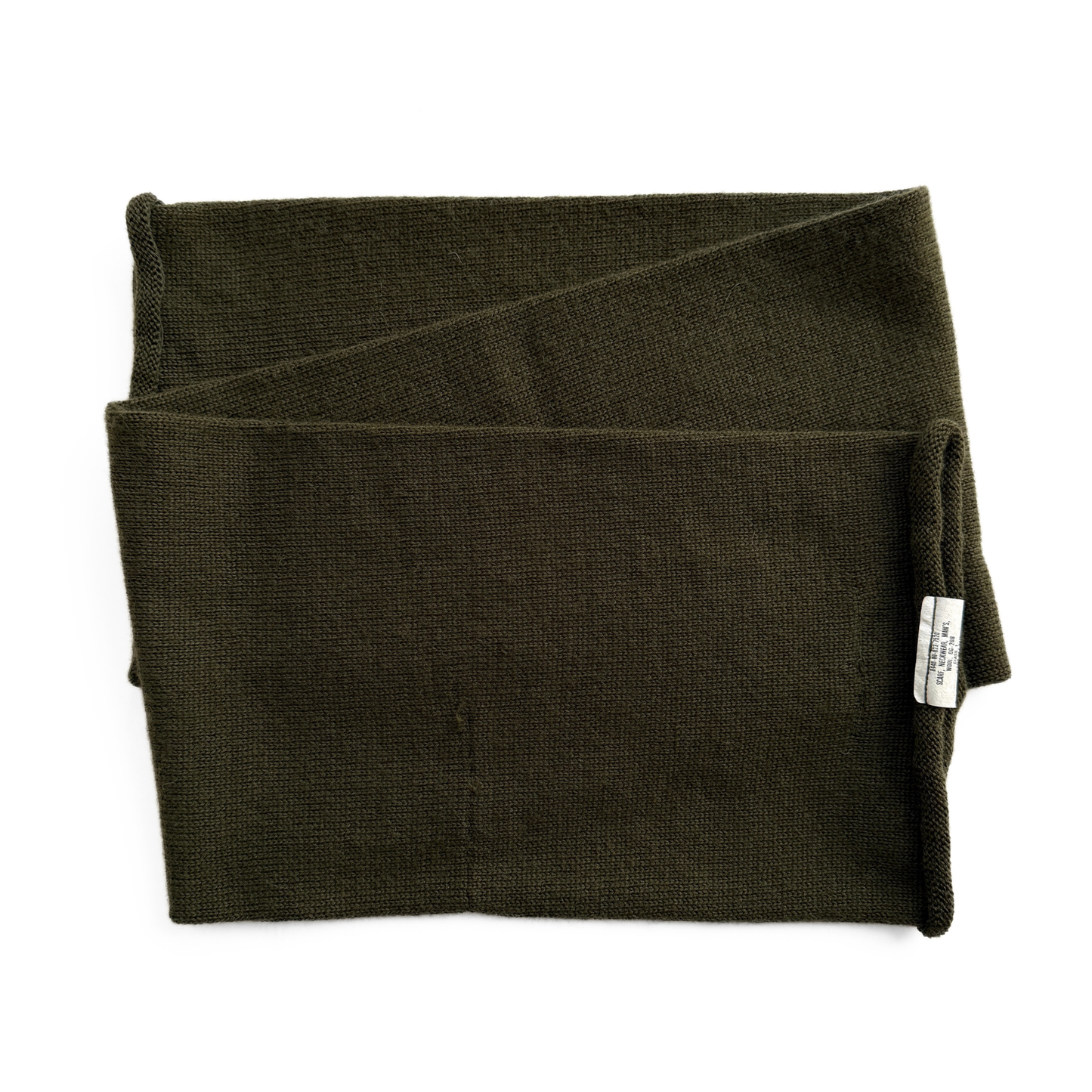 1980s U.S. Army OG 208 Wool Scarf