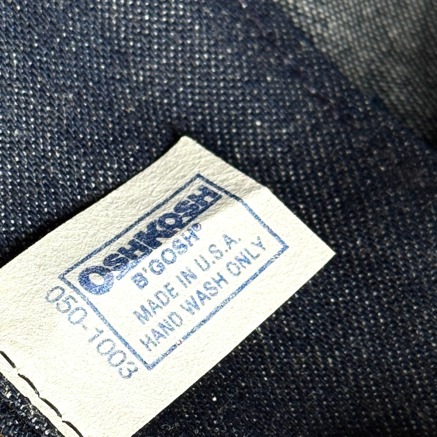 1980s Denim Engineer Hat