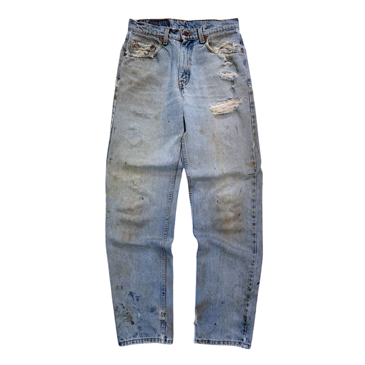 1990s Levi's 550 Distressed Relaxed Fit Denim Jeans (30)
