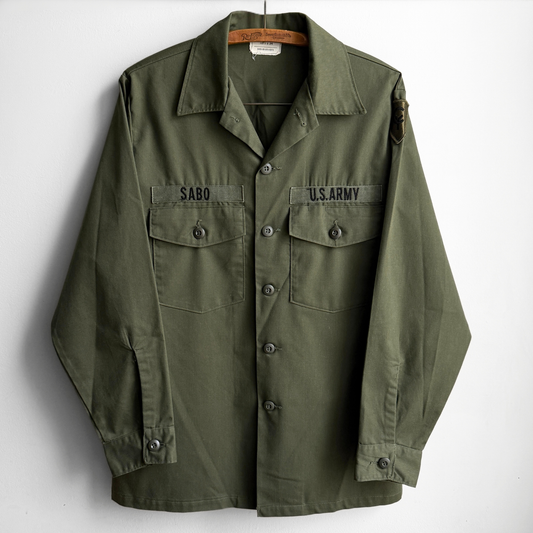 1980s U.S. Army OG-507 Durable Fatigue Shirt